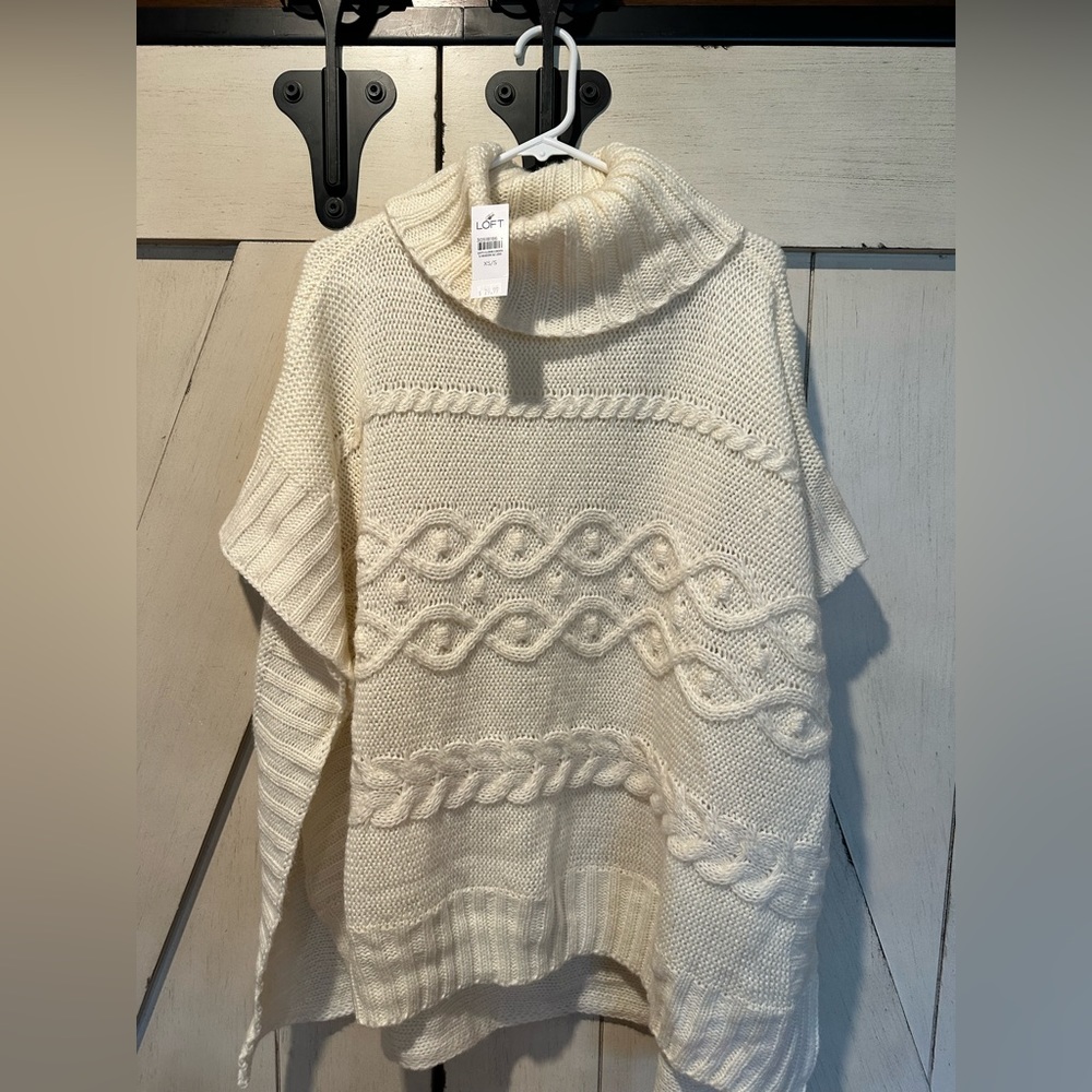 LOFT Poncho Sweater